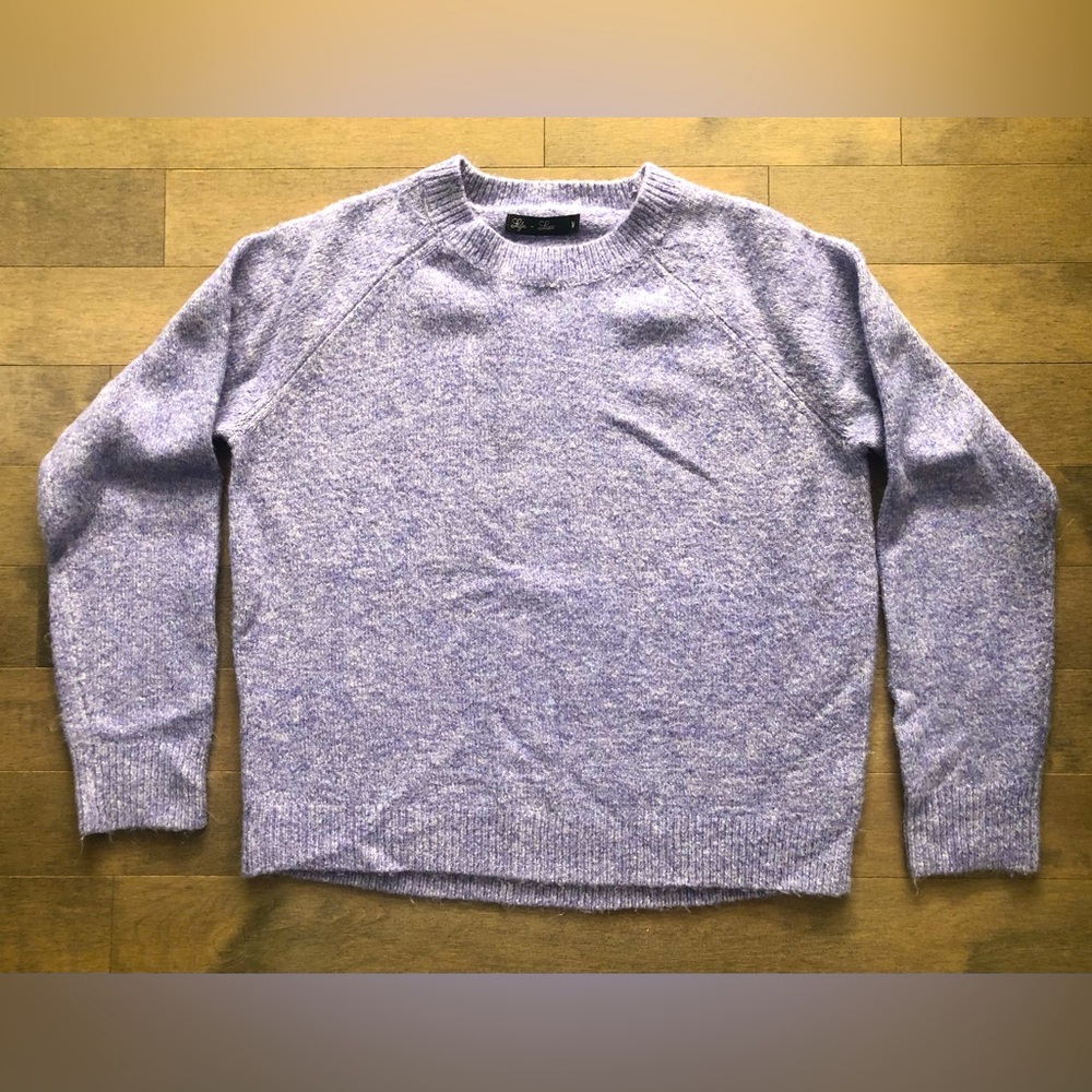 Lilac long sleeves sweater, size M